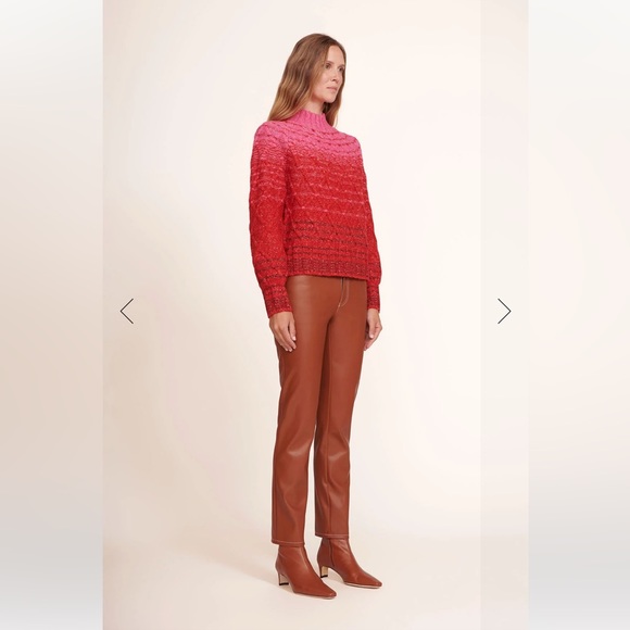 STAUD Elliot faux leather pants - Picture 3 of 8